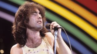 Paul Rodgers performing with Bad Company in 1974