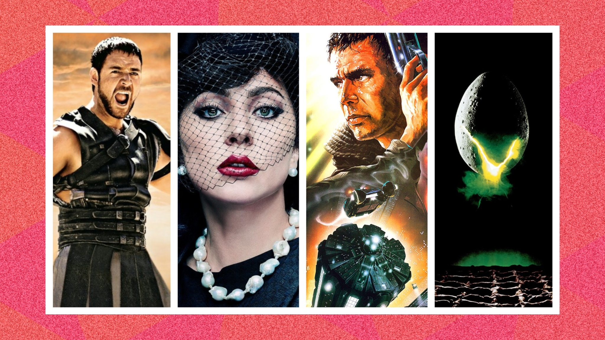 A selection of Ridley Scott movie posters