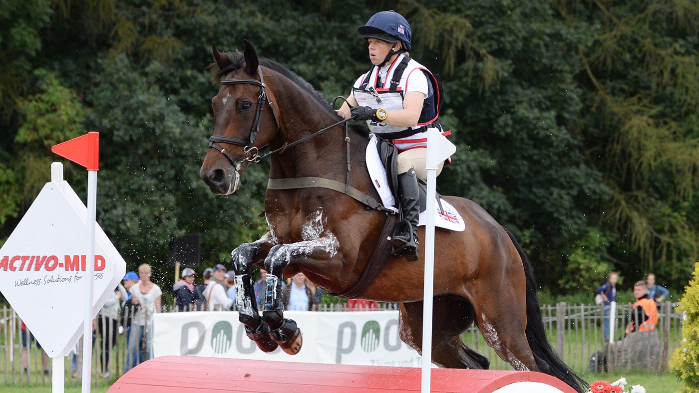 European Eventing Championships cross-country: British team members Ros Canter and Allstar B