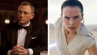 James Bond and Rey from Star Wars