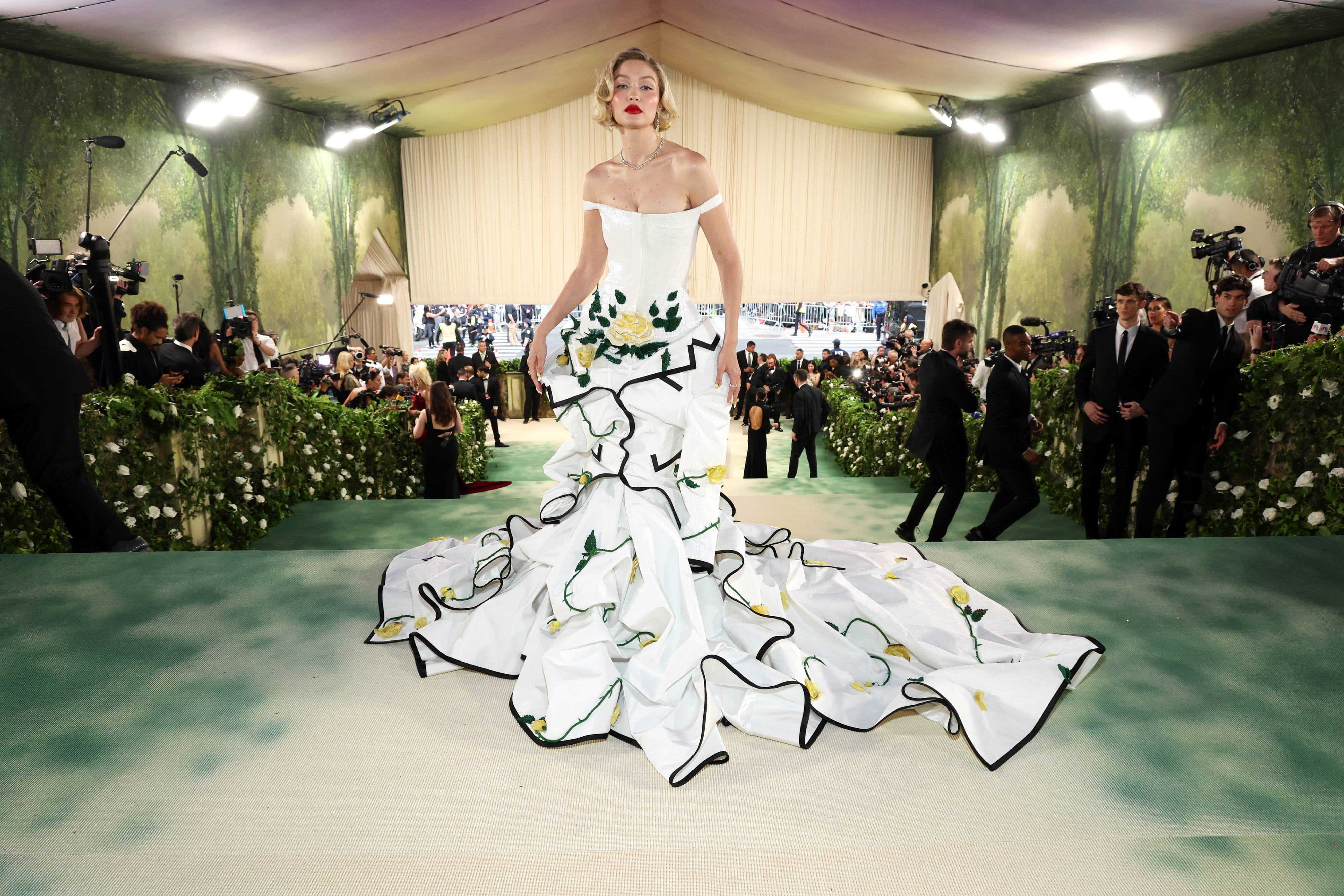bridal - gigi hadid