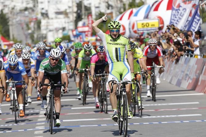 Elia Viviani (Cannondale) wins stage 5 at the Tour of Turkey