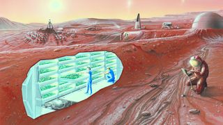 Nasa aims to land humans on Mars some time in the 2030s. Credit: Nasa