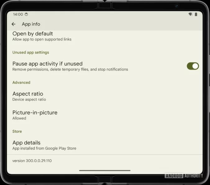 Aspect ratio override feature