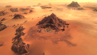 The Fremen's base in Dune Spice Wars.