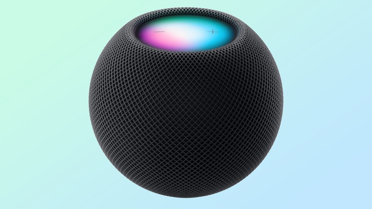 Apple HomePod mini in midnight color