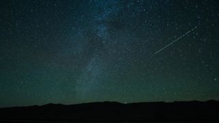 大沙丘国家公园上空的流星雨