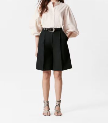 Image of black bermuda shorts