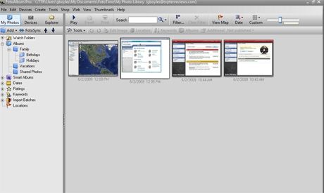 FotoAlbum allows you to backup your photos and videos, and edit them at will.
