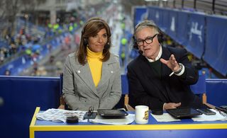Maria Stephanos and Ed Harding cover the Boston Marathon for Hearst TV's pace-setting WCVB Boston.