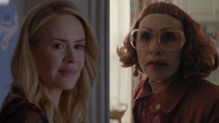 Paulson in AHS: Coven and Madigan in Weapons side by side.