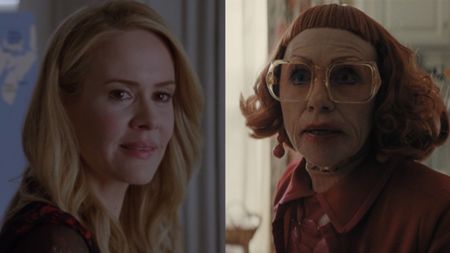 Paulson in AHS: Coven and Madigan in Weapons side by side. 