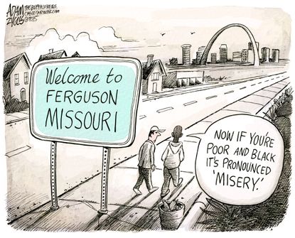 
Political cartoon U.S. Ferguson