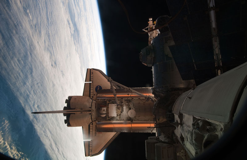 Atlantis Shuttle Crew Prepares to Leave Space Station