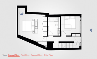 London terraced house map