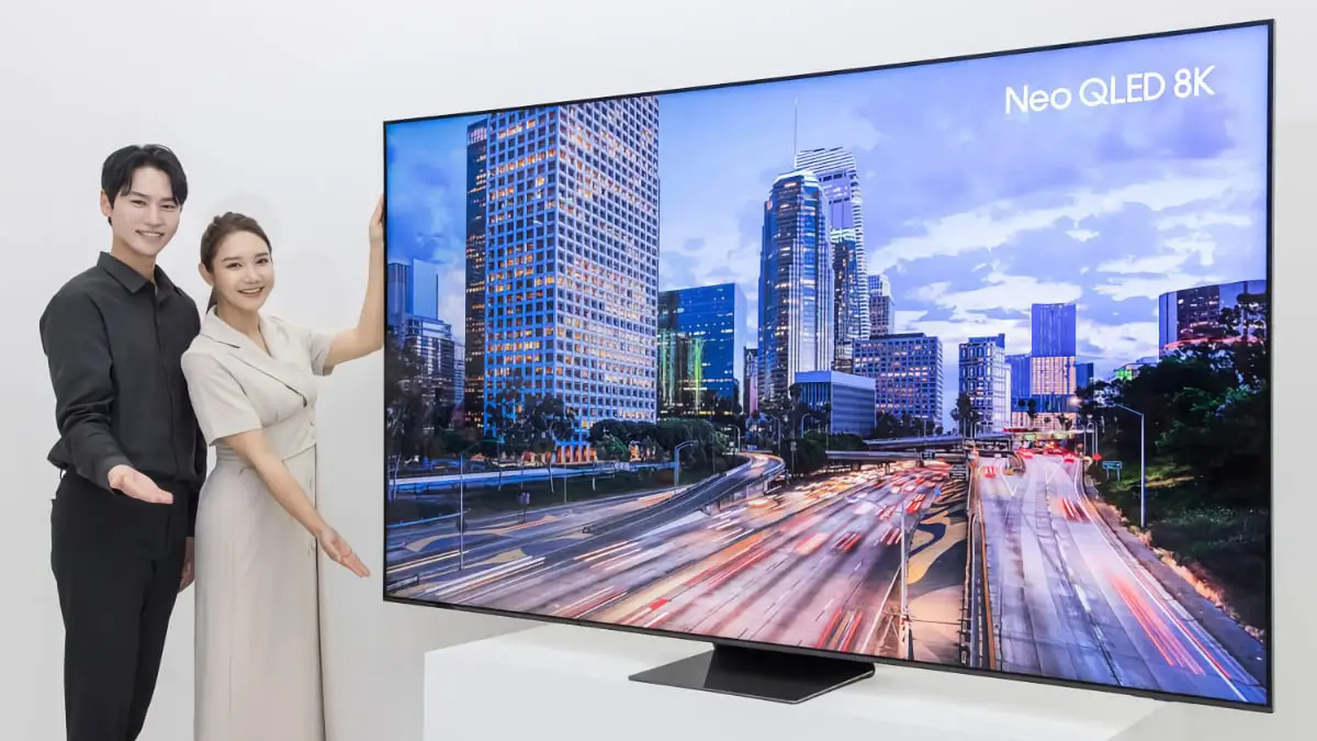 Samsung unveils flagship 98-inch Neo-QLED 8K TV with Dolby Atmos system –  and it's eye-wateringly expensive