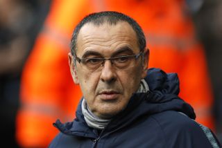 Maurizio Sarri is coming under increasing pressure at Chelsea