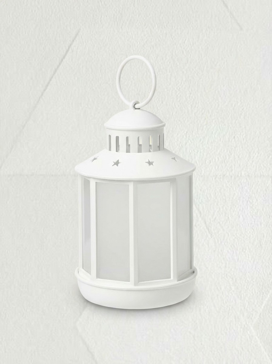 IKEA light against textured white background