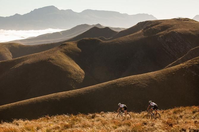 Riders during stage 5