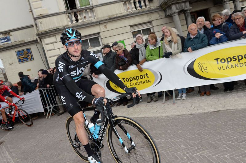 Elia Viviani was relaxed before the stage start