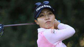 Lydia Ko during the opening round of the AIG Women's Open