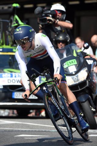 Alex Dowsett on stage one of the 2015 Tour de France