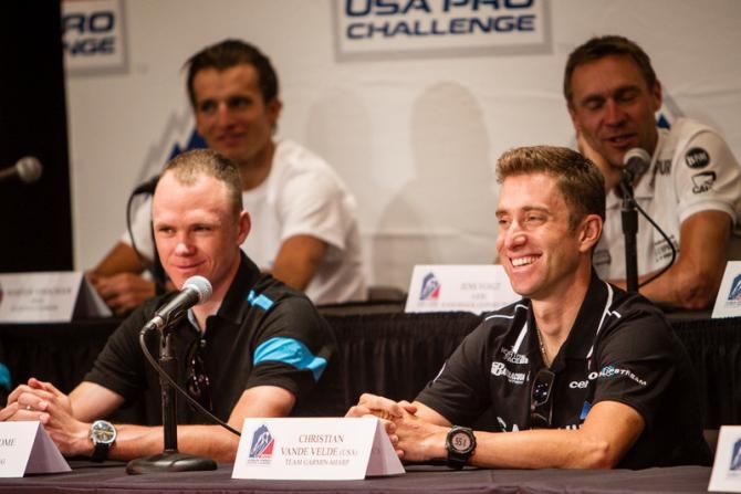 Christian Vande Velde (Garmin-Sharp) answers questions about his retirement at the end of the season.