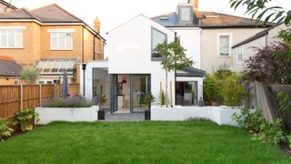 modern two storey extension to semi-detached house