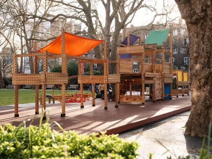 Playrise flat packed playground
