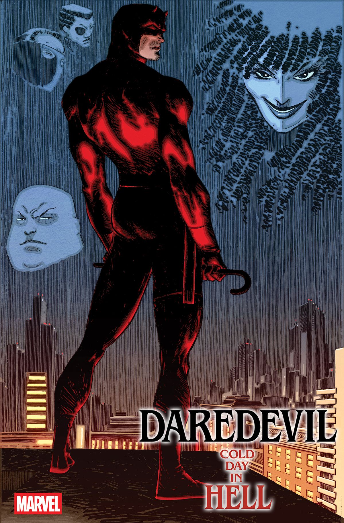 John Romita Jr's Hidden Gem variant cover for Daredevil: Cold Day in Hell #1.