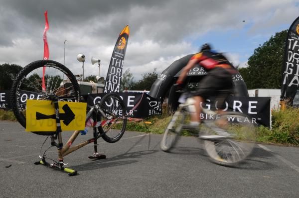 The final piece of stage marking into the event finish at Clun could never be described as shonky. Ahem.