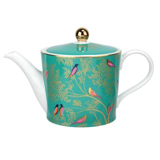 designed teapot with white background