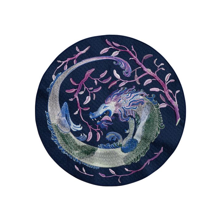 Lisa Rampilli artwork embroidered by Range Rover