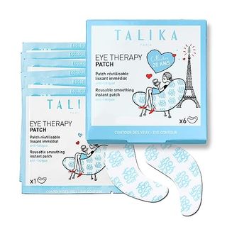 Talika Eye Therapy Patch - Adesivos para suavização instantânea sob os olhos - Máscara para olheiras, inchaço e olhos cansados ​​- 6 recargas Adesivos reutilizáveis ​​para a pele sob os olhos para adultos Tratamento para os olhos