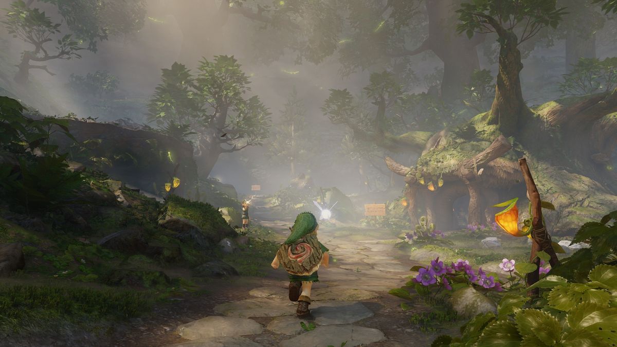 Screens from a Zelda remake