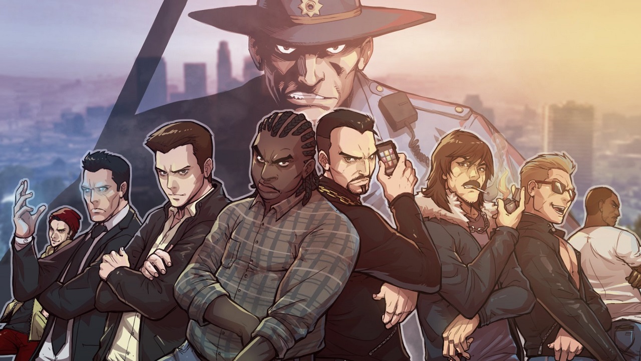 Gta 5 anime art фото 92