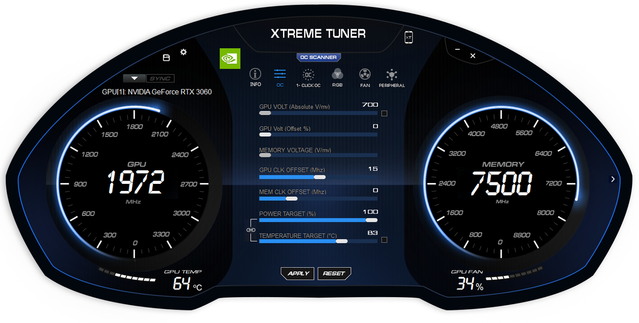 Galax GeForce RTX 3060 EX