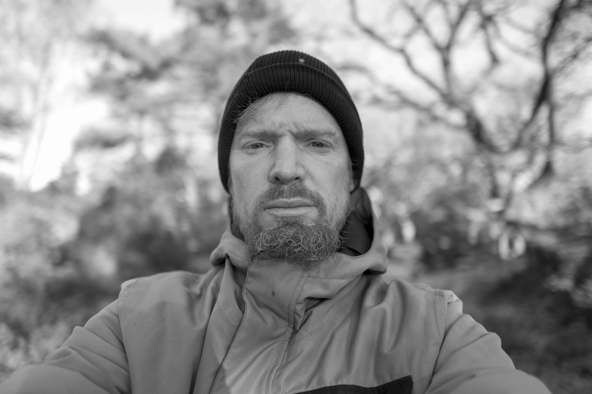 Leica Q3 Monochrom sample gallery: man's selfie