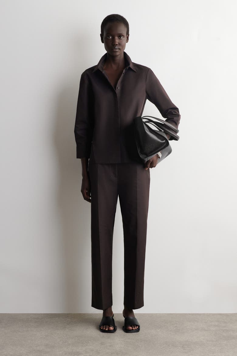 Embroidered Cotton Pants