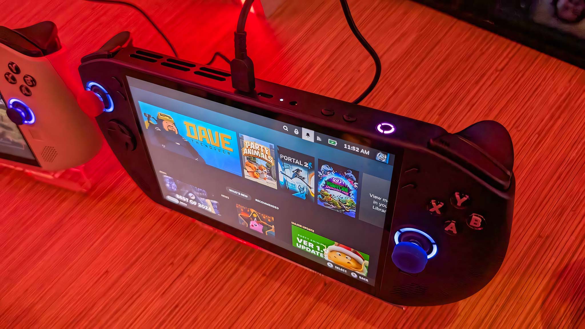 Top view of the Lenovo Legion Go S.