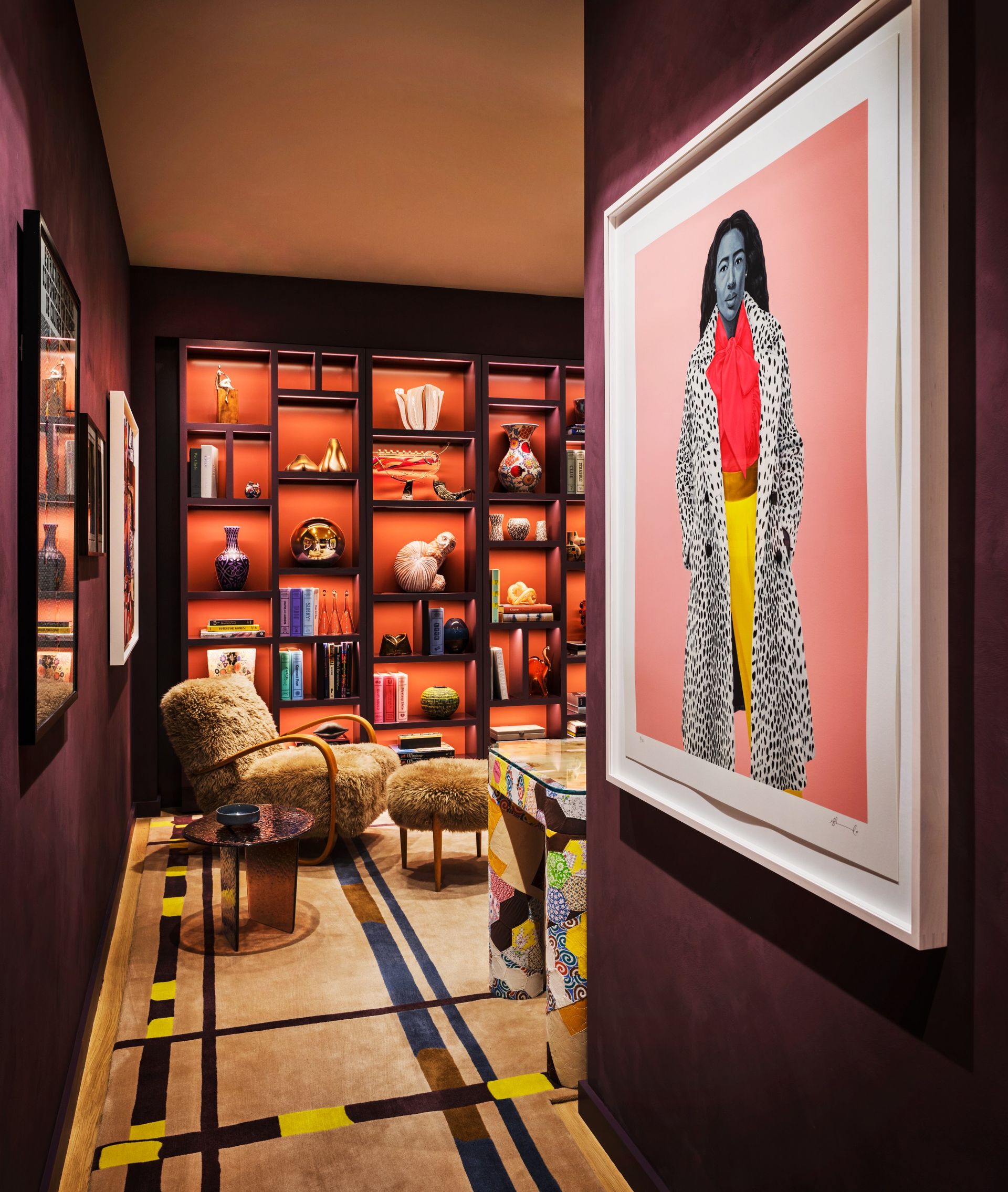Interior of ambassador Randi Charno Levine apartment in Manhattan, designed by Kelly Behun