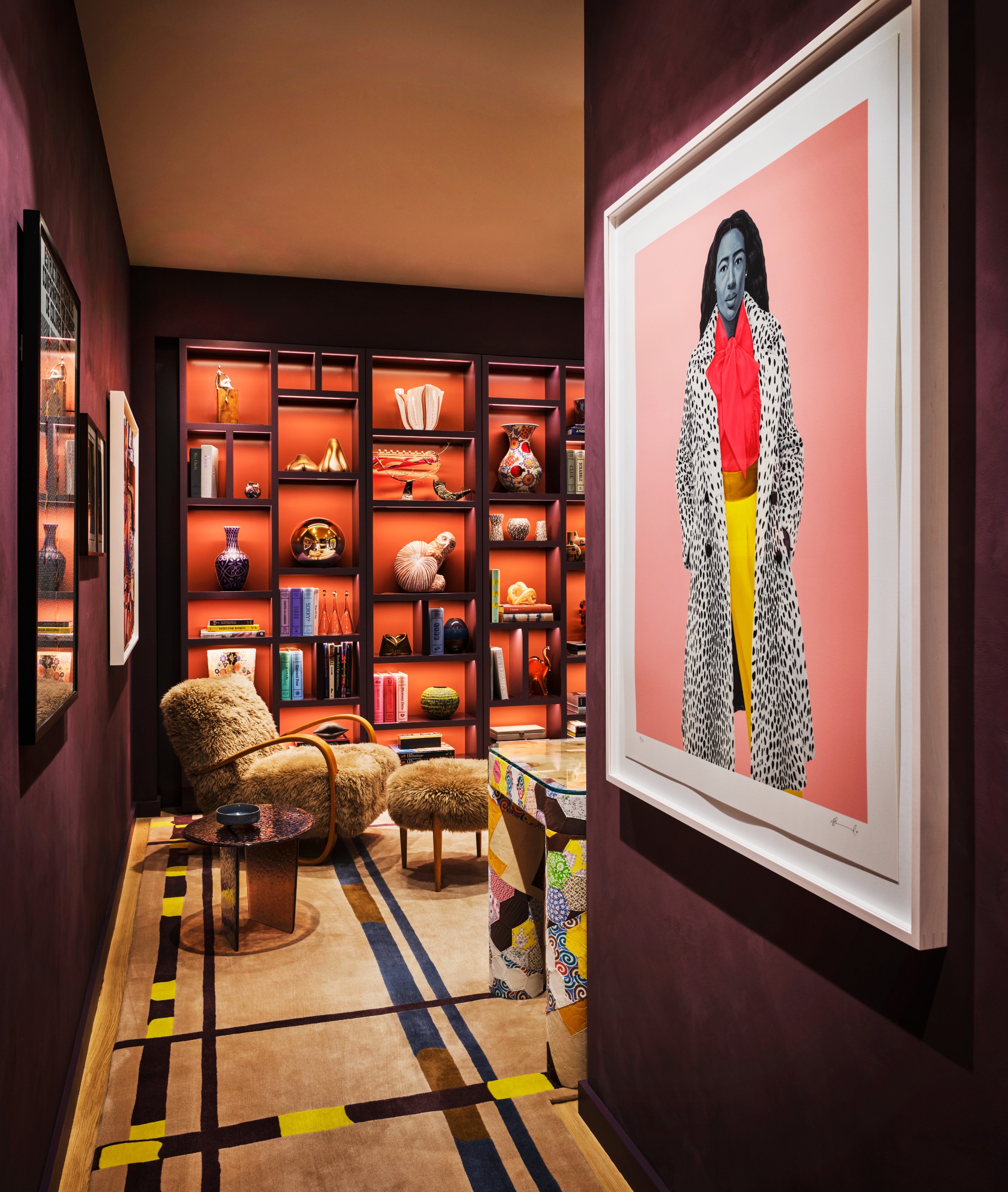 Interior of ambassador Randi Charno Levine apartment in Manhattan, designed by Kelly Behun