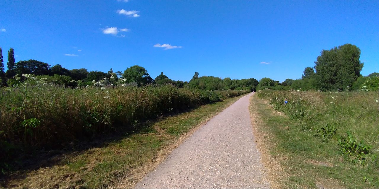 On default settings the wide-angle takes cropped photos, for dramatic panoramas like this.