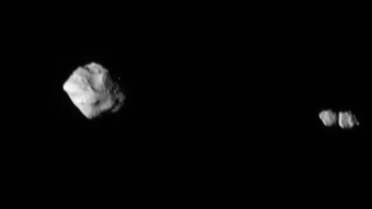 De merkwaardige asteroïde Salam, opgemerkt door NASA's Lucy-ruimtevaartuig, is een kosmische baby