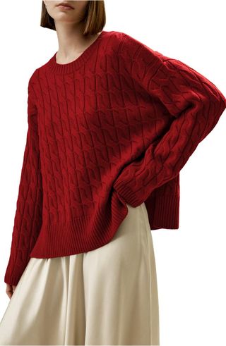 Ultrafine Merino Wool Crewneck Sweater