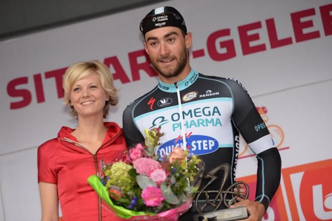 Guillaume Van Keirsbulck on the podium