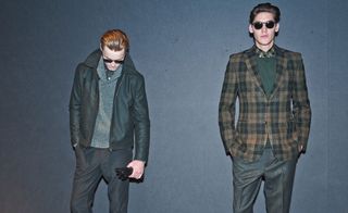 Gieves & Hawkes A/W 2014 - young men wearing sunglasses