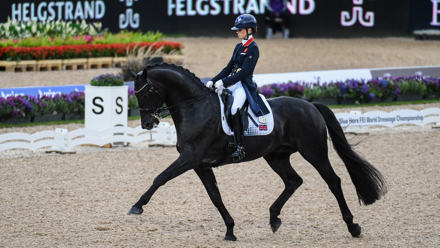 Britain&amp;rsquo;s Lottie Fry at the World Dressage Championships 2022