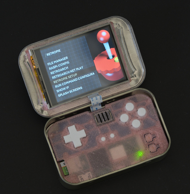 'Pi Tin' retro gaming handheld is minty fresh thanks to a Raspberry Pi ...