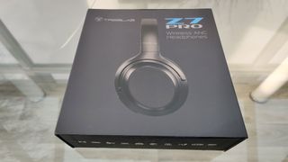 Image shows the box of the Treblab Z7 Pro headphones.